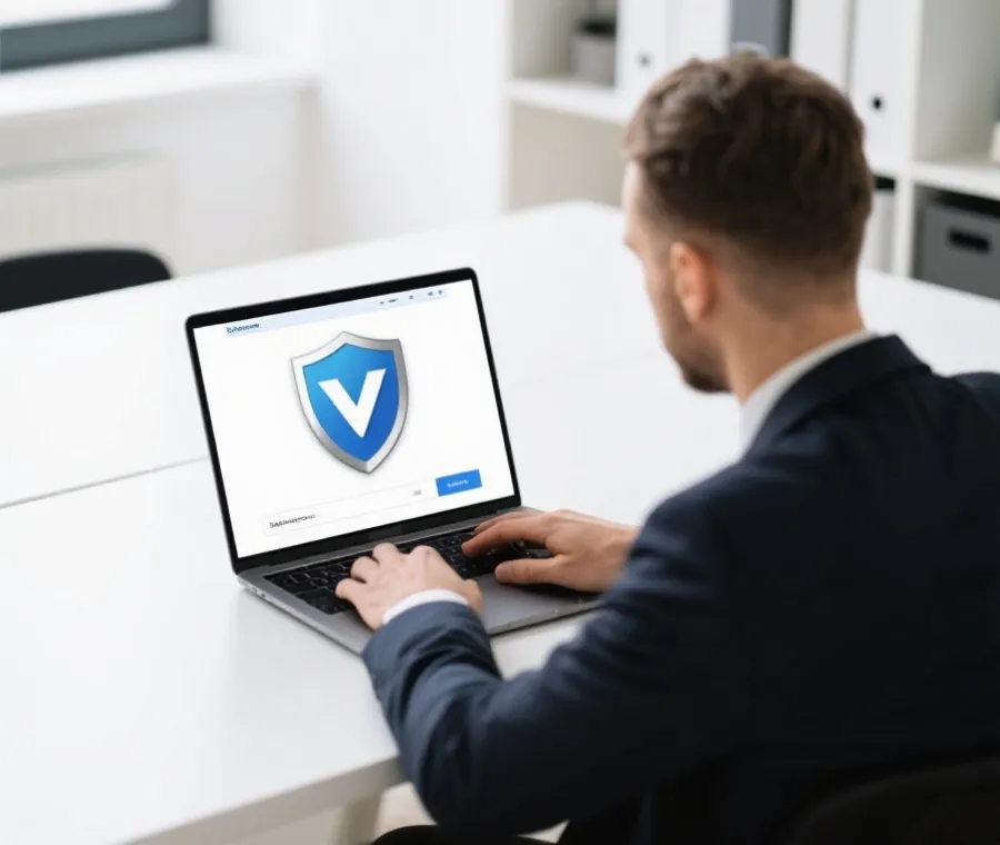 用户进行平台真伪查询示意图